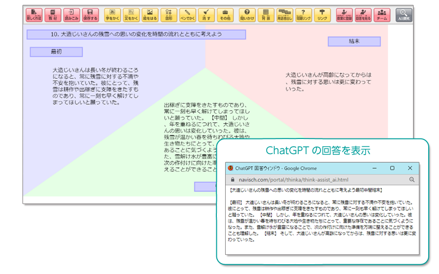 国語でAIシステムの活用